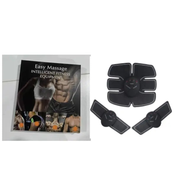 Portable EMS Device for Muscle Training and Abdominal Toning - Full and Pull out packaging