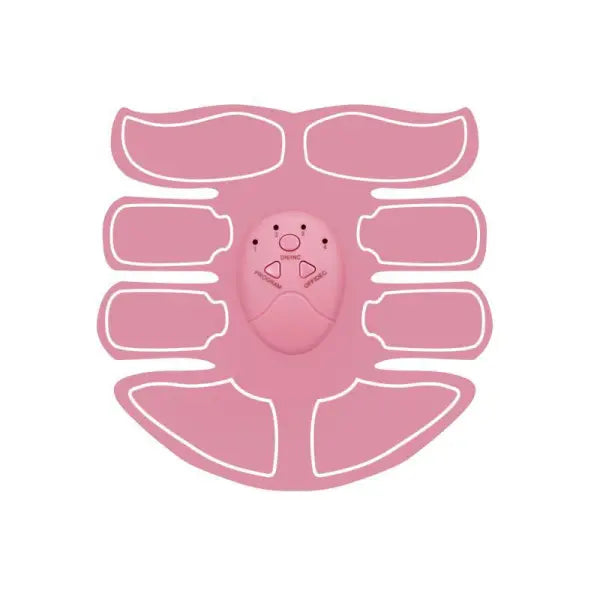 Portable EMS Device for Muscle Training and Abdominal Toning - Pink1