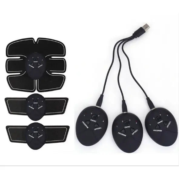 Portable EMS Device for Muscle Training and Abdominal Toning - Sixbelly charging modelfull