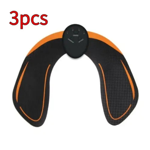 Portable EMS Device for Muscle Training and Abdominal Toning - Yellow 3pcs