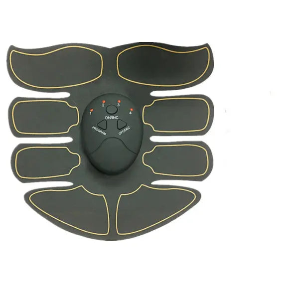 Portable EMS Device for Muscle Training and Abdominal Toning - YellowA