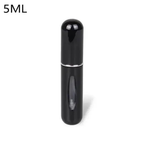 Portable Perfume Atomizer for Your Travel Fragrance Companion - 5ml-Bright Black