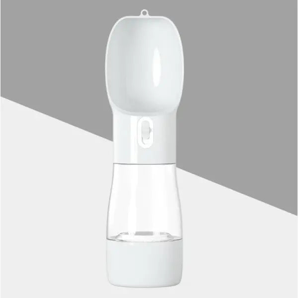 Portable Pet Food and Water Dispenser for Dogs and Cats - Grey