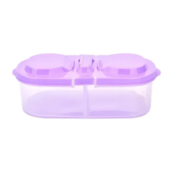 Portable Banana Protector Case: Hard Plastic Storage Guard for Outdoor Trips & Lunch - PURPLE