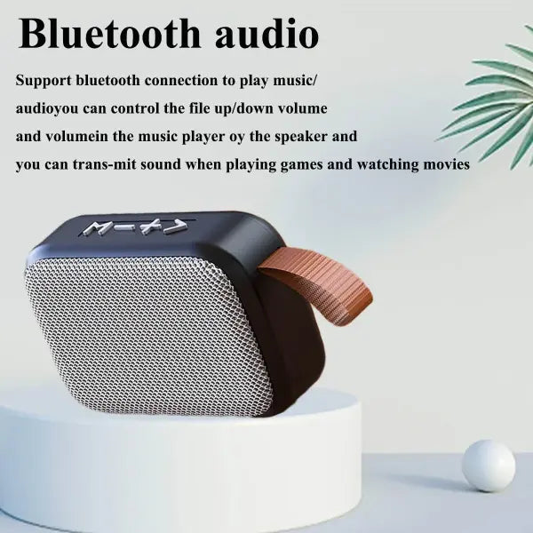 Portable Speakers Outdoor Bluetooth 5.0 Mini Oxford Loudspeaker Wireless Column 3D Stereo Music Player Surround Hifi