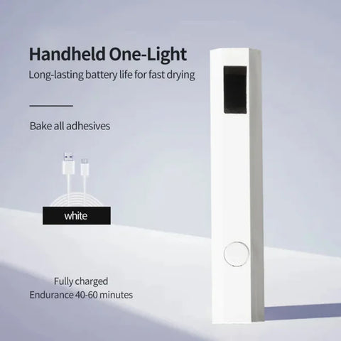 Portable UV/LED Nail Dryer Lamp – USB Rechargeable Quick-Dry Gel Nail Curing Tool - Himpall