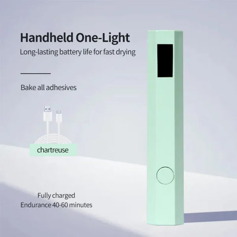 Portable UV/LED Nail Dryer Lamp – USB Rechargeable Quick-Dry Gel Nail Curing Tool - Himpall