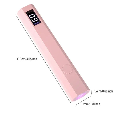 Portable UV/LED Nail Dryer Lamp – USB Rechargeable Quick-Dry Gel Nail Curing Tool - Himpall