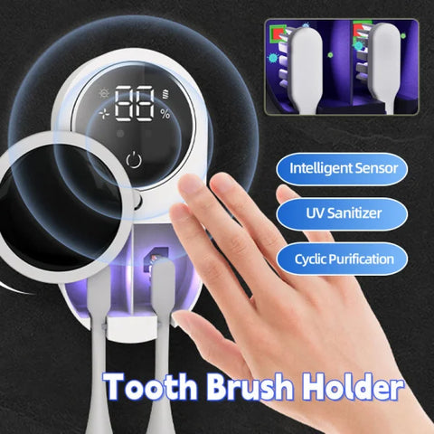 Portable UV Toothbrush Sanitizer with Intelligent Sensor Feature