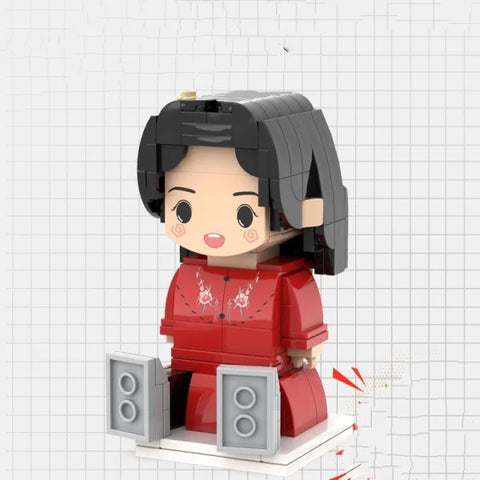 Portrait Building Blocks Custom Character Photo Design Puzzle - Himpall