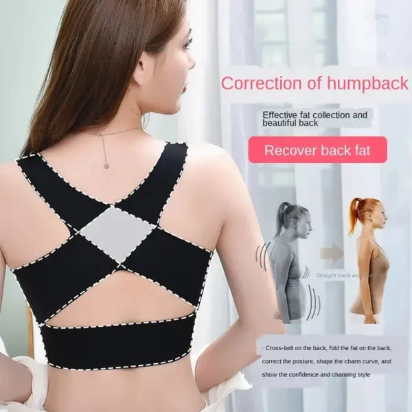 Posture Correction Bra Seamless Women’s Underwear adjustable Push Up Brassiere Shockproof Sports Vest Corset Back