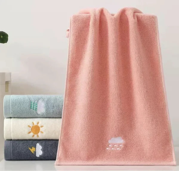 NoEnName_Null Premium Cotton Hand Towel Set of Four 14x29 Inches