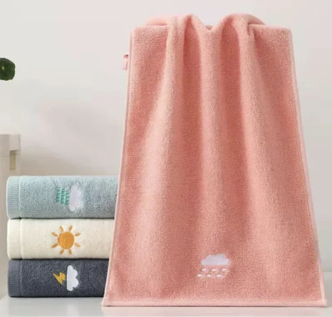 NoEnName_Null Premium Cotton Hand Towel Set of Four 14x29 Inches