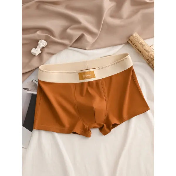 Premium Cotton Men’s Boxer Briefs Soft Breathable Sport Style