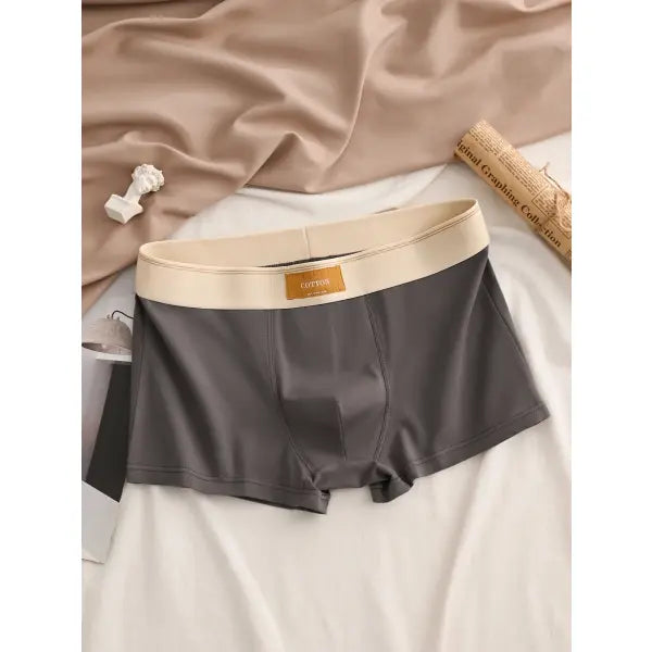 Premium Cotton Men’s Boxer Briefs Soft Breathable Sport Style