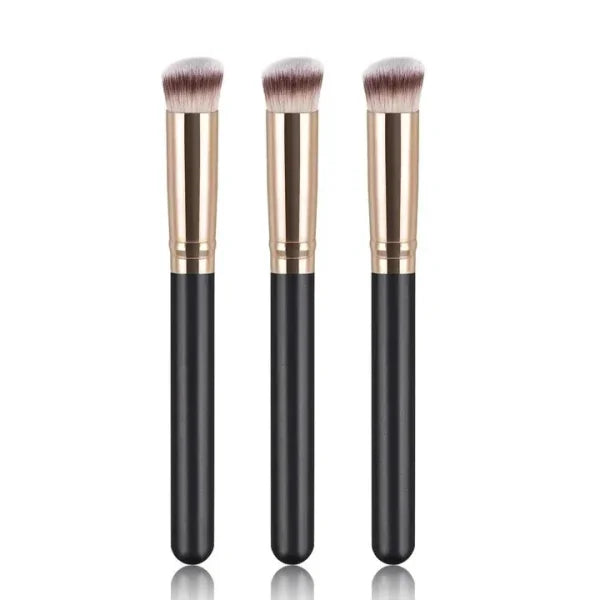 Premium Foundation & Concealer Brush – Dense Contour & Blusher Brush for Flawless Under Eye Blending - Himpall