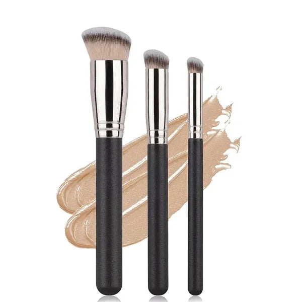Premium Foundation & Concealer Brush – Dense Contour & Blusher Brush for Flawless Under Eye Blending - Himpall