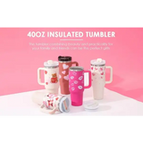 Premium stainless steel vacuum coffee cup with Valentine’s Day designs