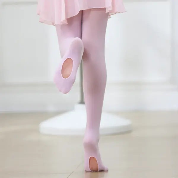 Princess Baby Girls Ballet Tights High Elasticity Dance Pantyhose With Hole Spring Autumn Women Infant Kids Students
