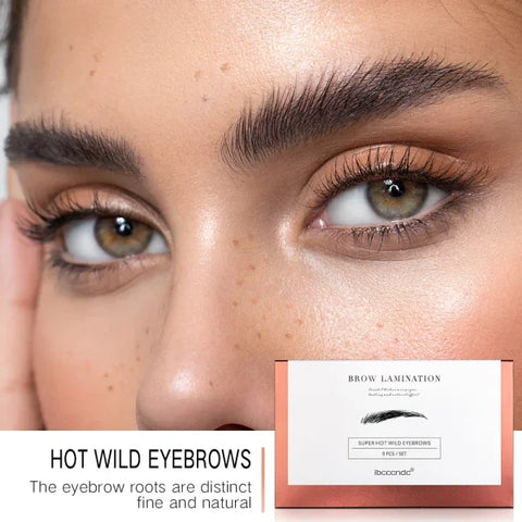 Pro Brow Lift Lamination Kit with Keratin & Cling Film – Home Use - Himpall