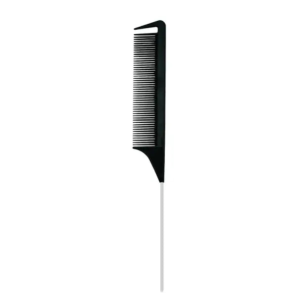 Pointed Tail Salon Comb Plastic Anti-Static Styling - TZ06926-Black1