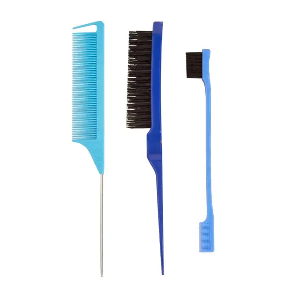 Pointed Tail Salon Comb Plastic Anti-Static Styling - TZ007-blue1