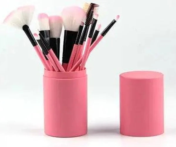 Professional High-Quality Makeup Brushes Set with 12 Essential Tools - Himpall