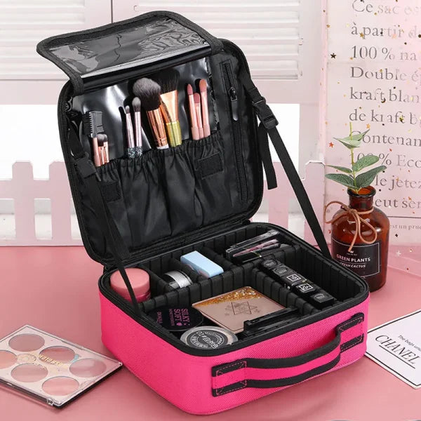 Professional Makeup Case – Cosmetic Organizer Storage Box for Women - Himpall