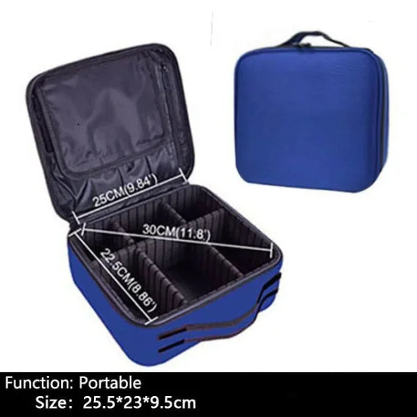 Professional Makeup Case – Cosmetic Organizer Storage Box for Women - Himpall