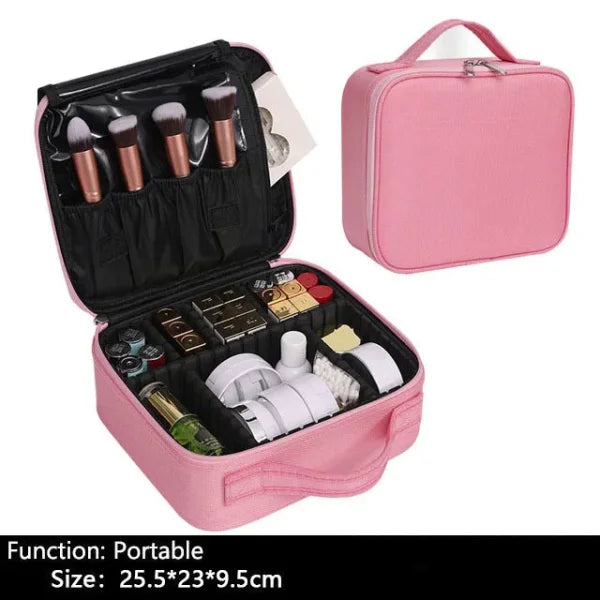 Professional Makeup Case – Cosmetic Organizer Storage Box for Women - Himpall