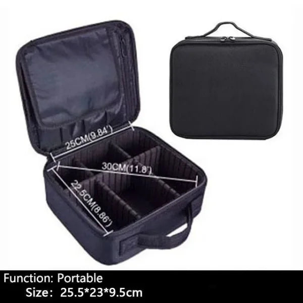 Professional Makeup Case – Cosmetic Organizer Storage Box for Women - Himpall