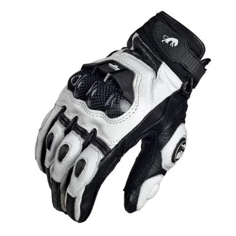 Professional Off-Road Motorcycle Gloves – Drop-Resistant & Full-Length - Short Gloves White / XL
