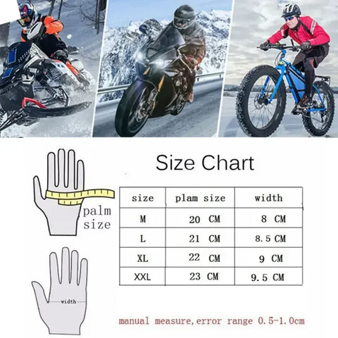 Professional Off-Road Motorcycle Gloves – Drop-Resistant & Full-Length