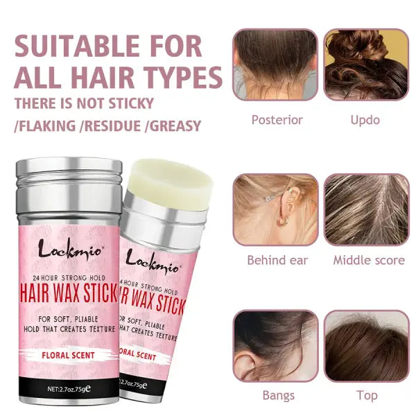 Professional Styling Wax for Women Anti-frizz Pomade Smoothing Broken Back Hair Mud Messy Hairs Control Wax Rod