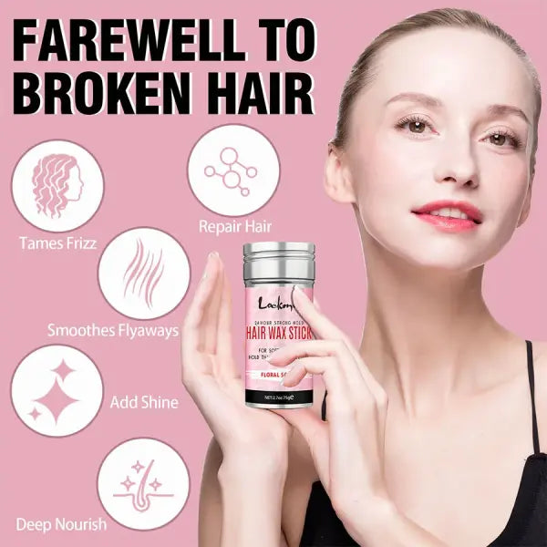 Professional Styling Wax for Women Anti-frizz Pomade Smoothing Broken Back Hair Mud Messy Hairs Control Wax Rod