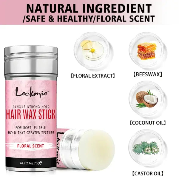 Professional Styling Wax for Women Anti-frizz Pomade Smoothing Broken Back Hair Mud Messy Hairs Control Wax Rod