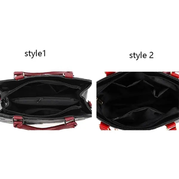 Leather Casual Crossbody Handbag Large Capacity Travel Tote