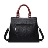 Leather Casual Crossbody Handbag Large Capacity Travel Tote