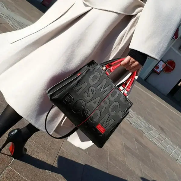 Leather Casual Crossbody Handbag Large Capacity Travel Tote