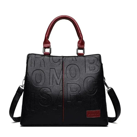 PU Leather Casual Shoulder & Crossbody Bags for Women - Luxury Designer Large Capacity Travel Handbag