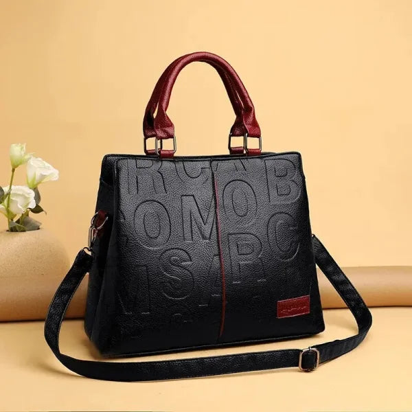 PU Leather Casual Shoulder & Crossbody Bags for Women - Luxury Designer Large Capacity Travel Handbag