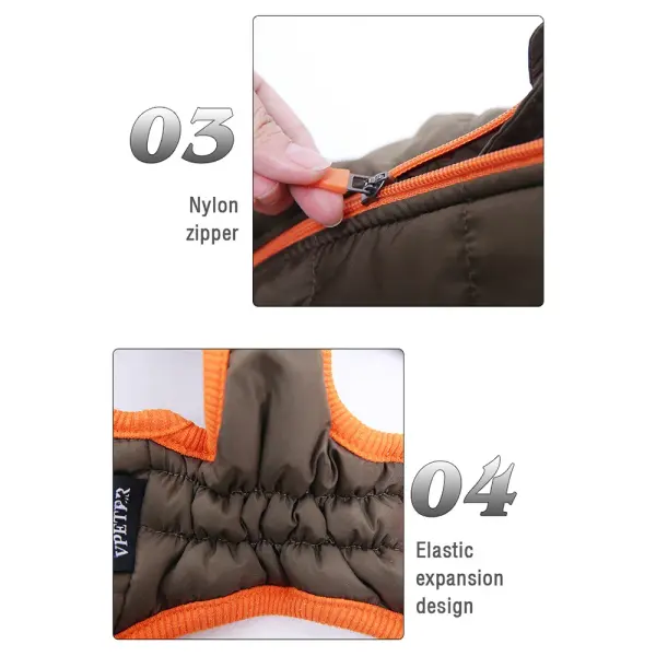 Waterproof Puppy Jacket with Harness – Winter Warm Dog Vest for Chihuahua Yorkie & French Bulldog