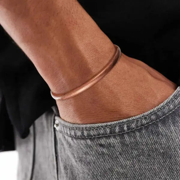Pure Copper Cuff Bracelet Adjustable Spiritual Healing Jewelry