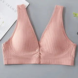 Pure Cotton Nursing Bra Women’s Breastfeeding Maternity Underwear Women Pregnancy Plus Size Bralette Gather Crop Top