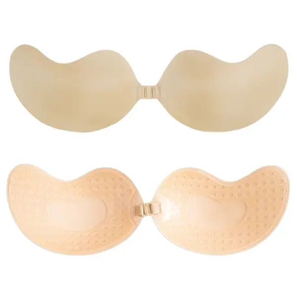 Push Up Mold Cup Silicone Fly Bra Seamless Reusable Wedding Invisible - Style-3 Skin