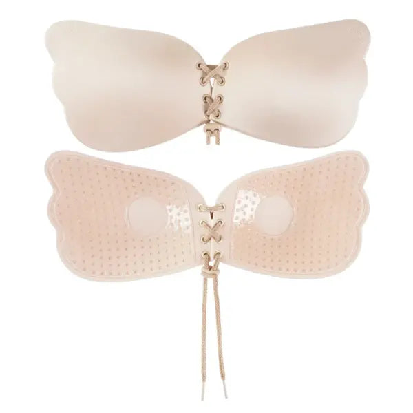 Push Up Mold Cup Silicone Fly Bra Seamless Reusable Wedding Invisible - Style-1 Skin / C