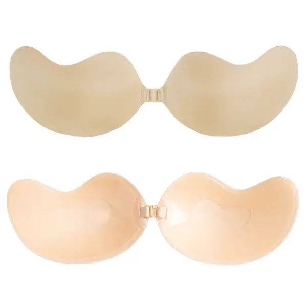 Push Up Mold Cup Silicone Fly Bra Seamless Reusable Wedding Invisible - Style-2 Skin