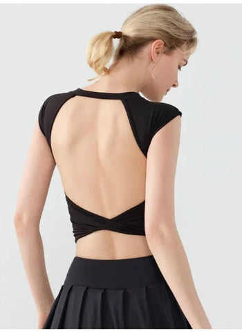 Push-Up Sports Bra Top – Sexy Beauty Back Fitness Vest for Women - Black / XL