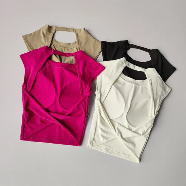 Push-Up Sports Bra Top – Sexy Beauty Back Fitness Vest for Women