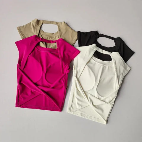 Push-Up Sports Bra Top – Sexy Beauty Back Fitness Vest for Women